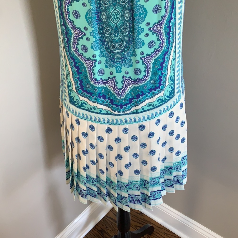 Loft paisley dress like new - Picture 3 of 10